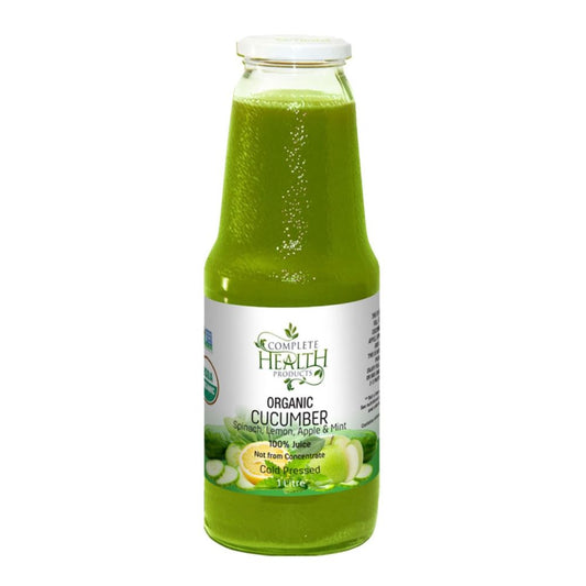 Organic Cucumber, Spinach, Lemon, Apple & Mint 100% Juice 1L