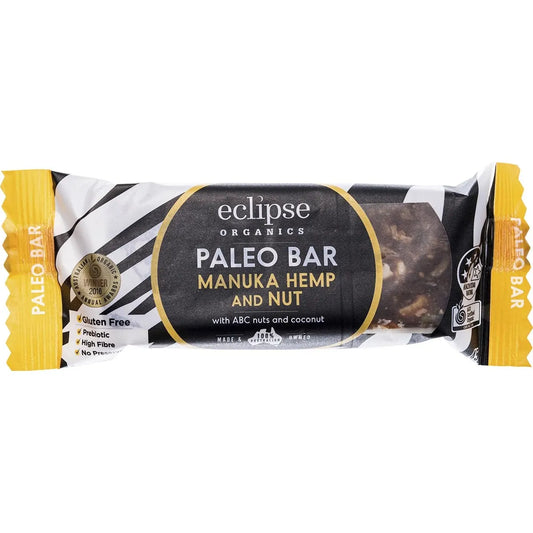 Raw Paleo Bar Manuka, Nut and Hemp 45g