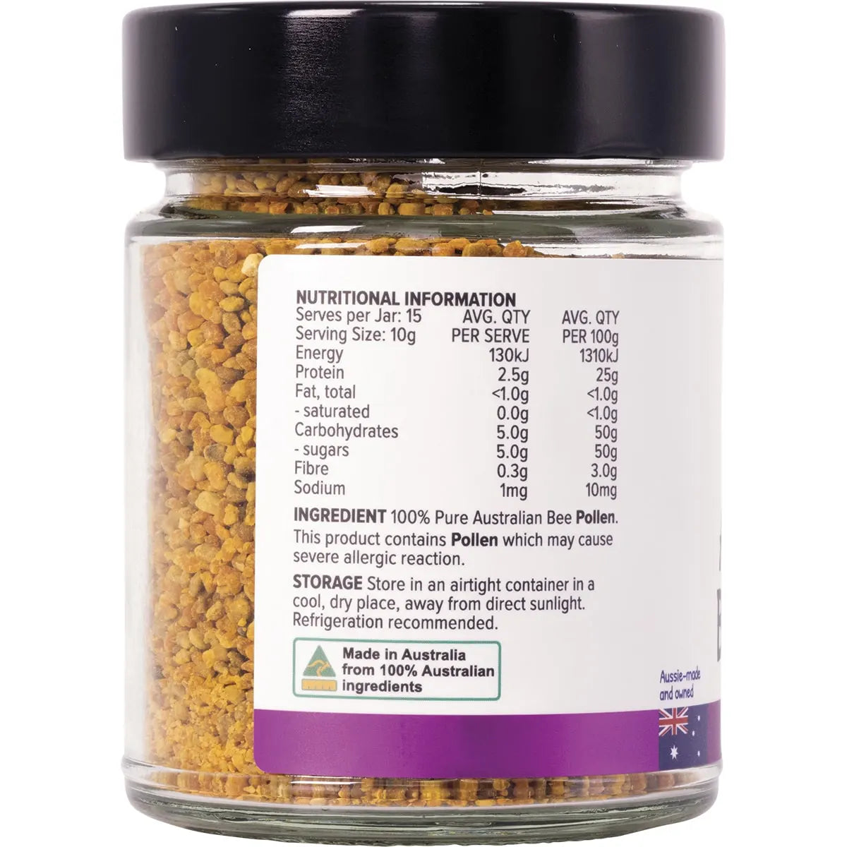 Australian Bee Pollen side