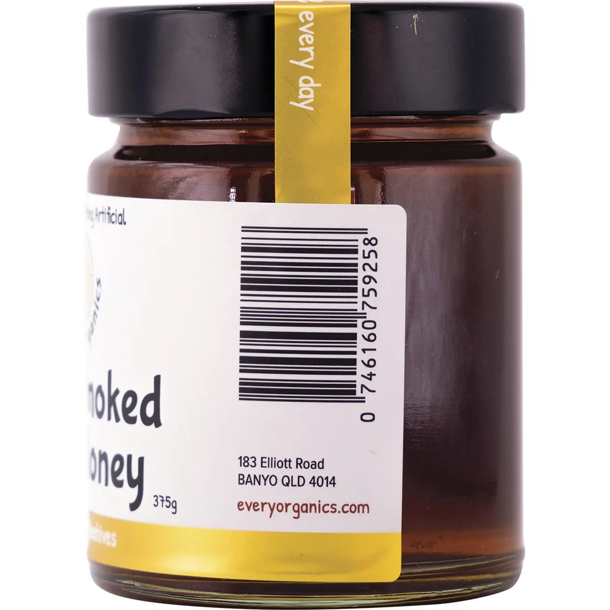 Cold Smoked Raw Honey From Ethical Beehives 375g3