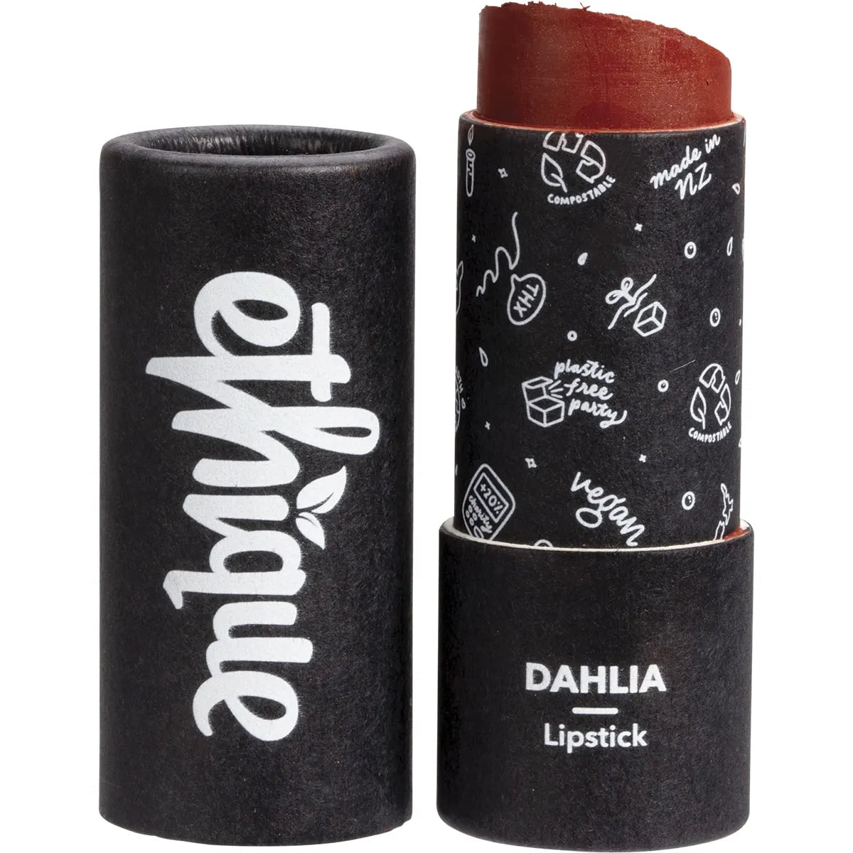 Ethique
Lipstick Dahlia Terracotta Brown 8g