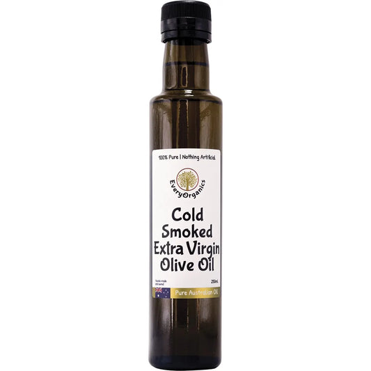 EveryOrganics
Cold Smoked Extra Virgin Olive Oil Pure Aust. Oil 250ml