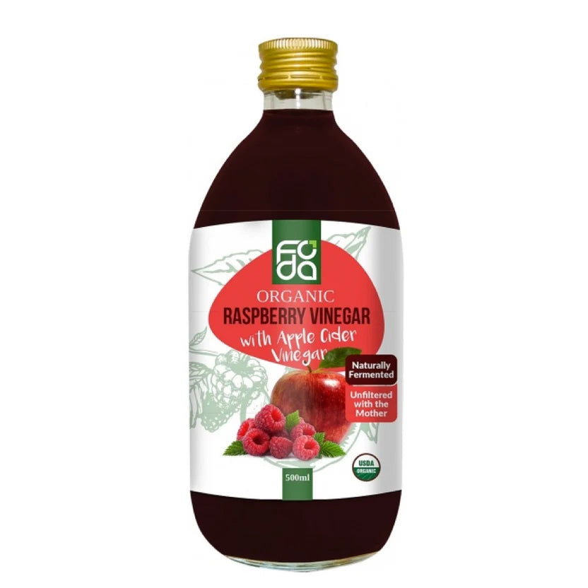 Organic Raspberry & Apple Cider Vinegar 500ml