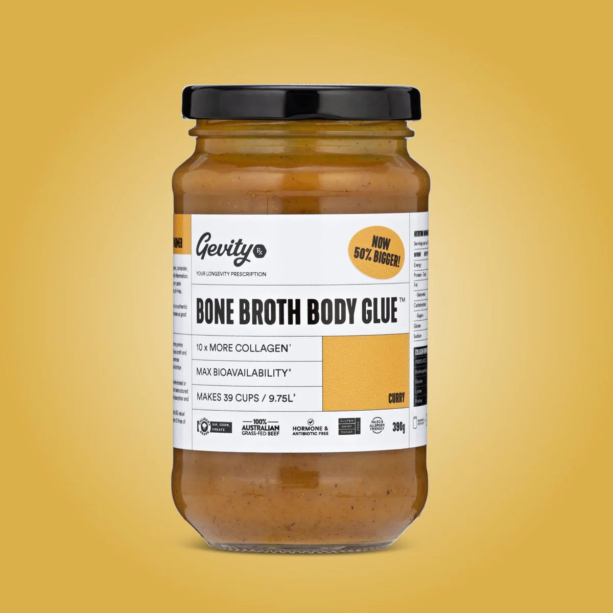 Bone Broth Body Glue Curry 390g3