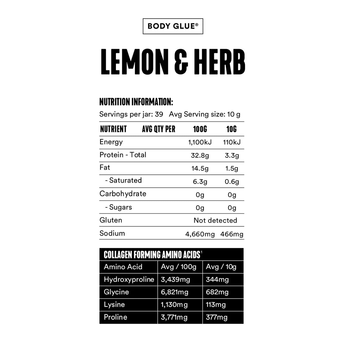 Bone Broth Body Glue Lemon & Herb 390g4