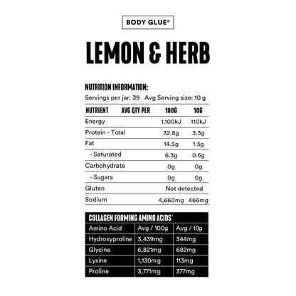 Bone Broth Body Glue Lemon & Herb 390g4