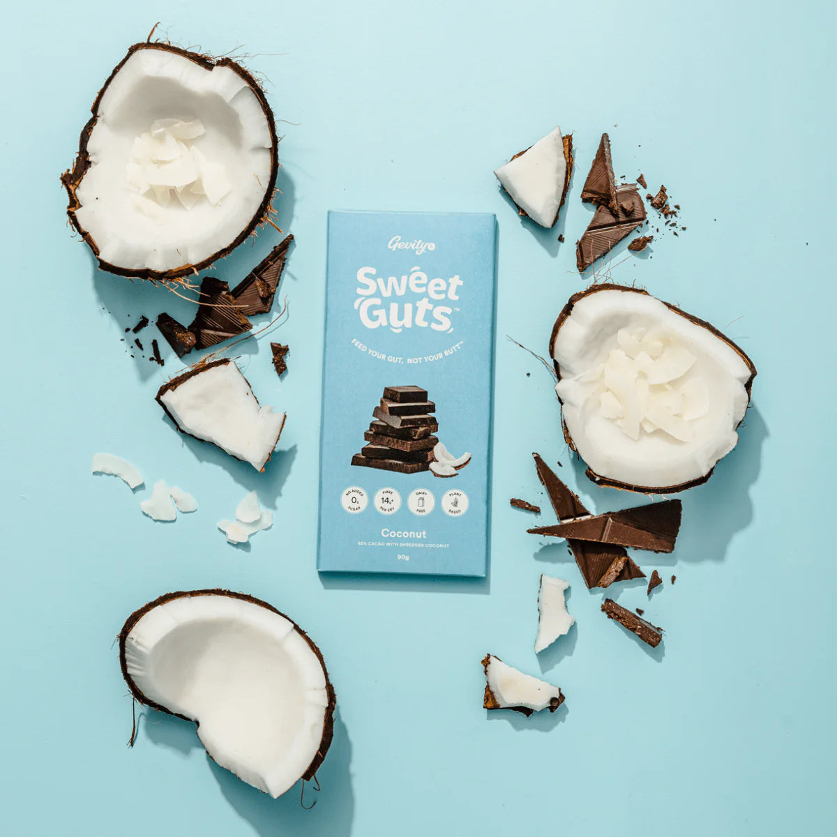 Sweet Guts Chocolate Coconut 90g