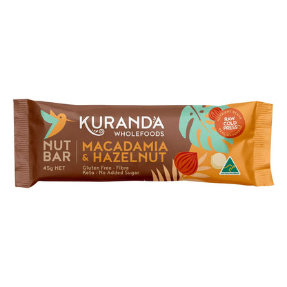 Gluten Free Nut Bars Macadamia & Hazelnut 45g1