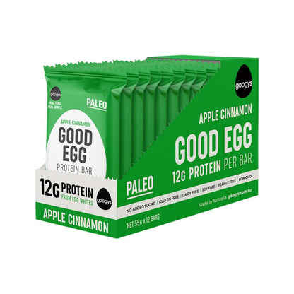 Good Egg Protein Bar Apple Cinnamon 55g box