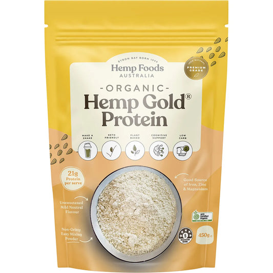 Organic Hemp Gold Protein 450g front