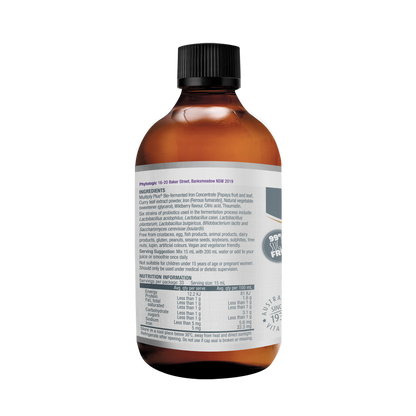 Bio-Fermented Liquid Iron Concentrate 500ml back