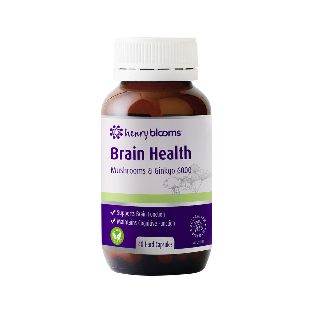 Brain Health (Mushrooms & Ginkgo 6000) 40c1