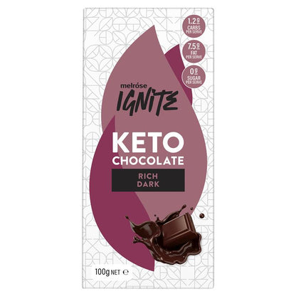 Ignite Keto Rich Dark Chocolate 100g