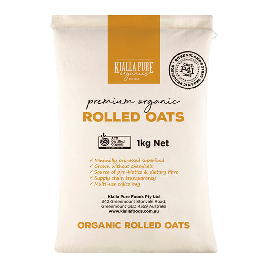 Organic Rolled Oats 1Kg