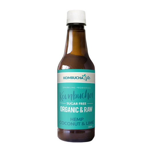 Kombucha Life
Organic & Raw Hemp, Coconut & Lime 350ml