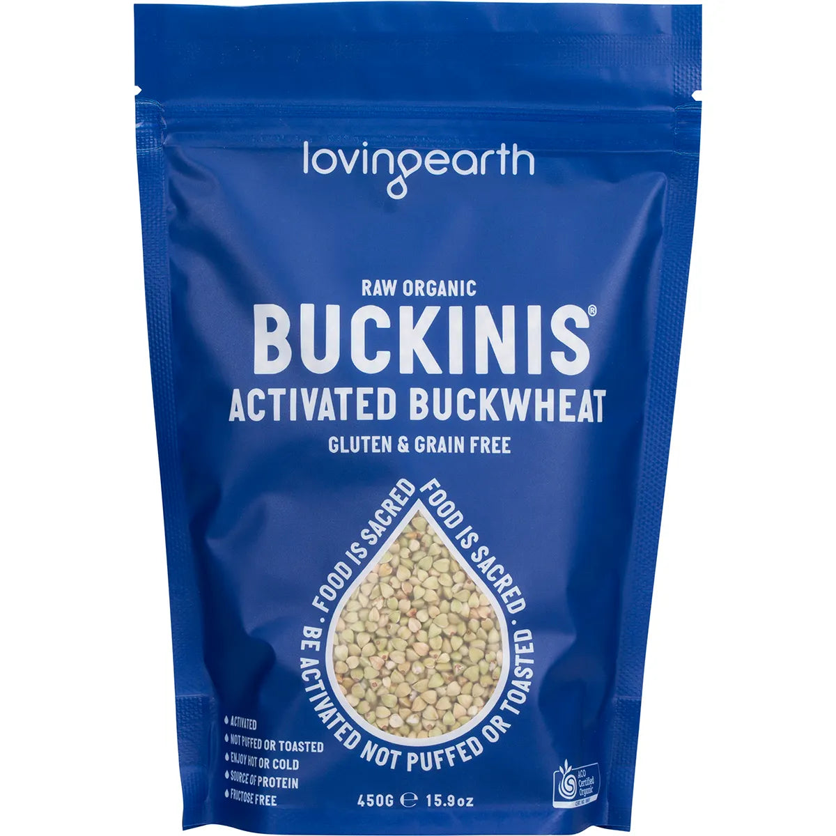 Buckinis Activated Buckwheat 450g