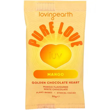 Mango White Chocolate Heart 30g 1