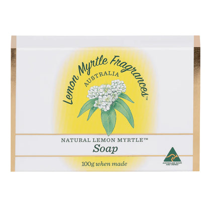 Natural Lemon Myrtle Soap - Single Smooth Bar 100g