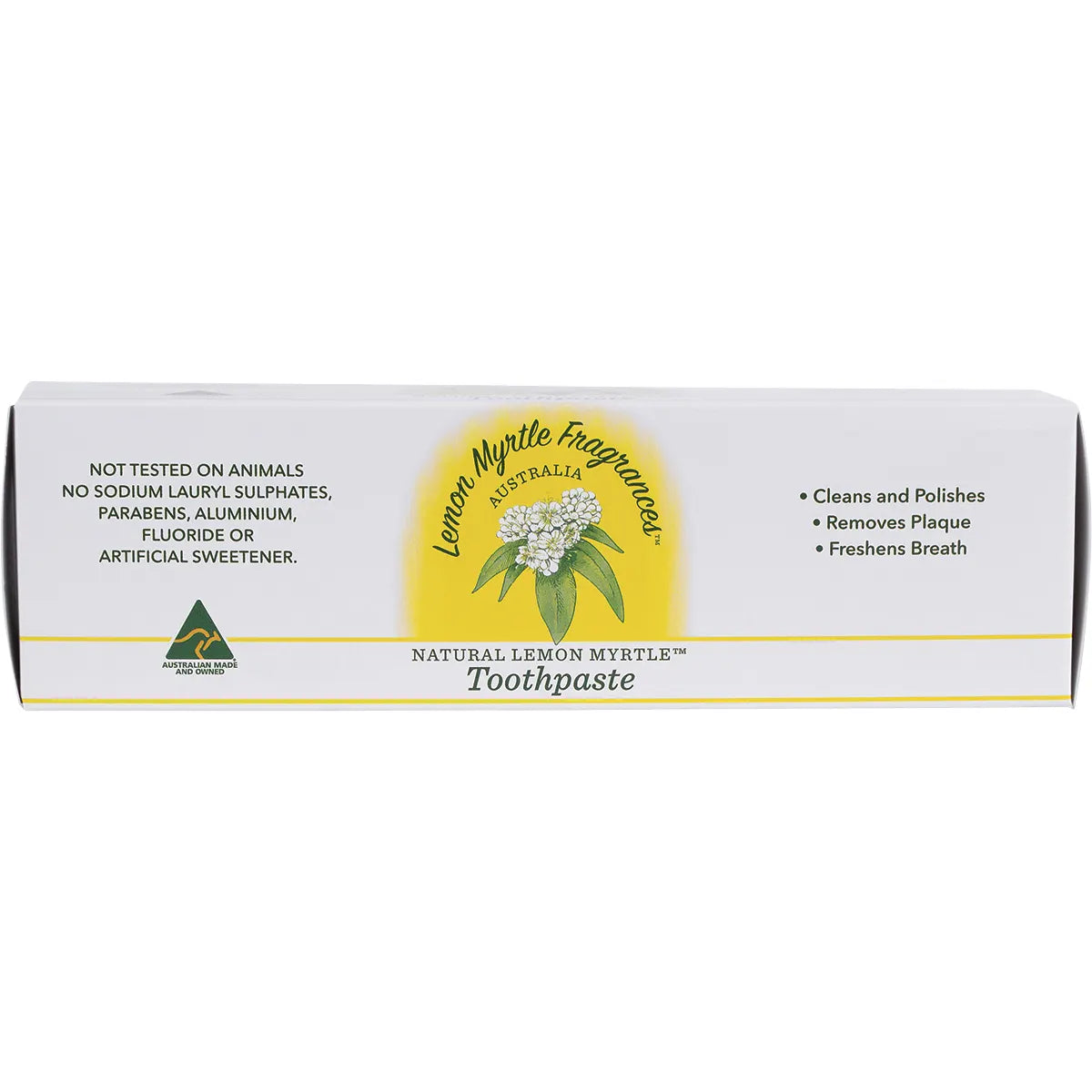 Lemon Myrtle Fragrances Toothpaste Fluoride Free 150g