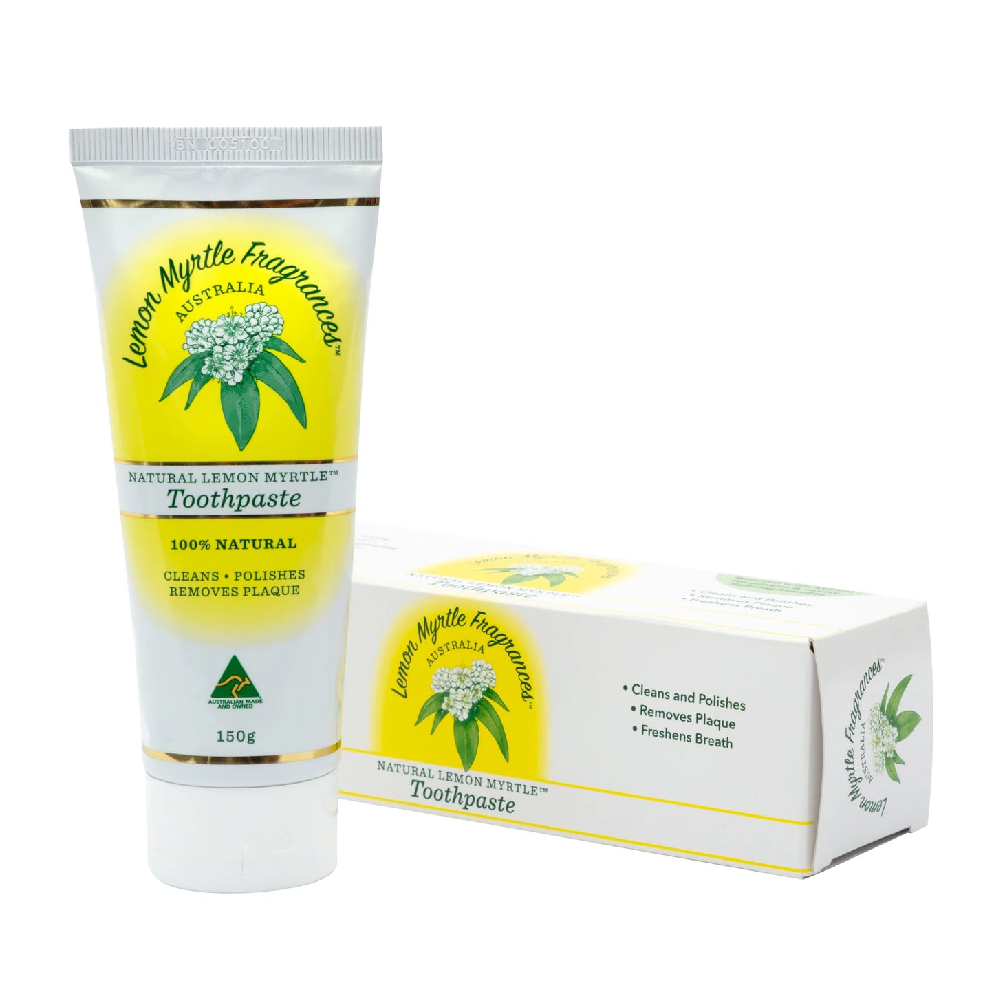 Lemon Myrtle Fragrances Toothpaste Fluoride Free 150g