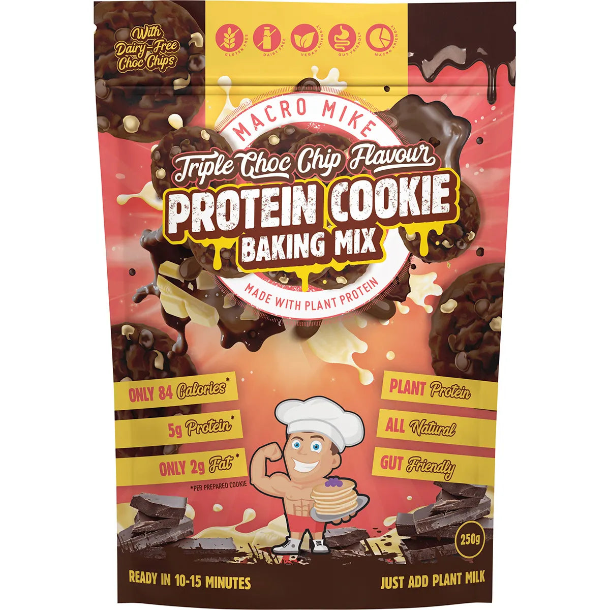 Cookie Baking Mix Almond Protein Triple Chocolate 250g1