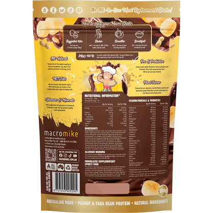 The Macro Shake Meal Replacement PB Chocolate Banana 560g