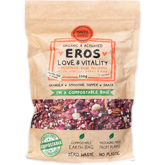 Eros Love & Vitality Granola Organic & Activated 200g1