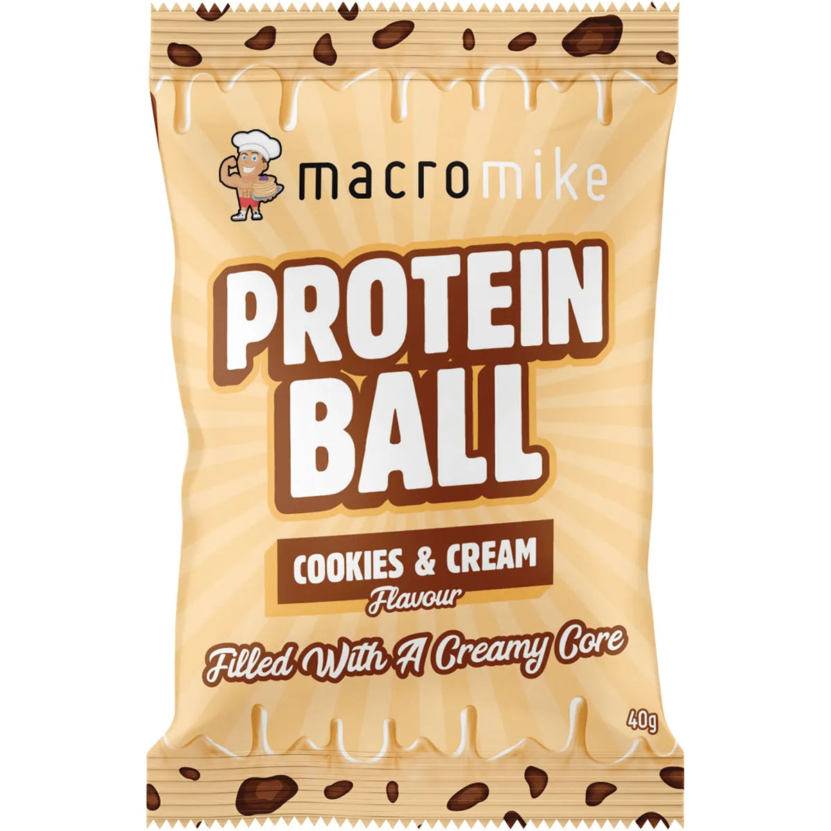 Macro Mike Protein Ball Cookies & Cream