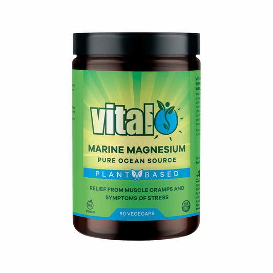 Vital Plant Based Marine Magnesium (Pure Ocean Source) 90 Vege Caps