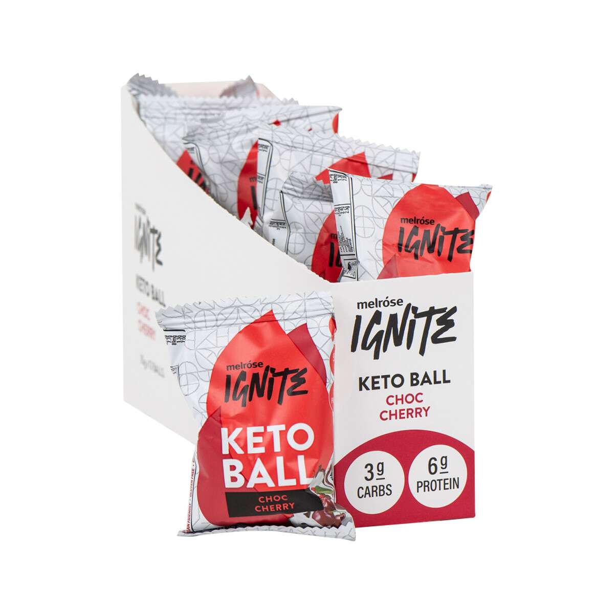 Ignite Keto Ball Choc Cherry 35g box