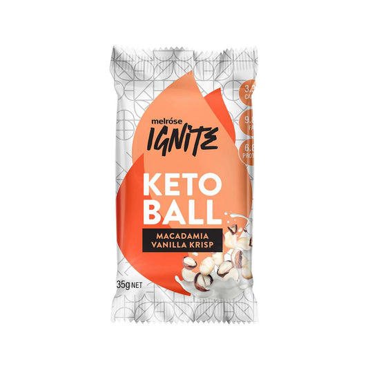 Ignite Keto Ball Macadamia Vanilla Krisp 35g