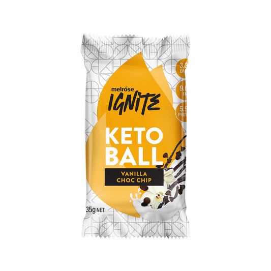 Ignite Keto Ball Vanilla Choc Chip 35g