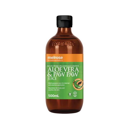 Organic Aloe Vera & Paw Paw Juice 500ml