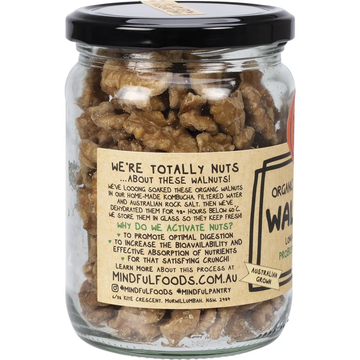 Organic & Activated Walnuts 200g