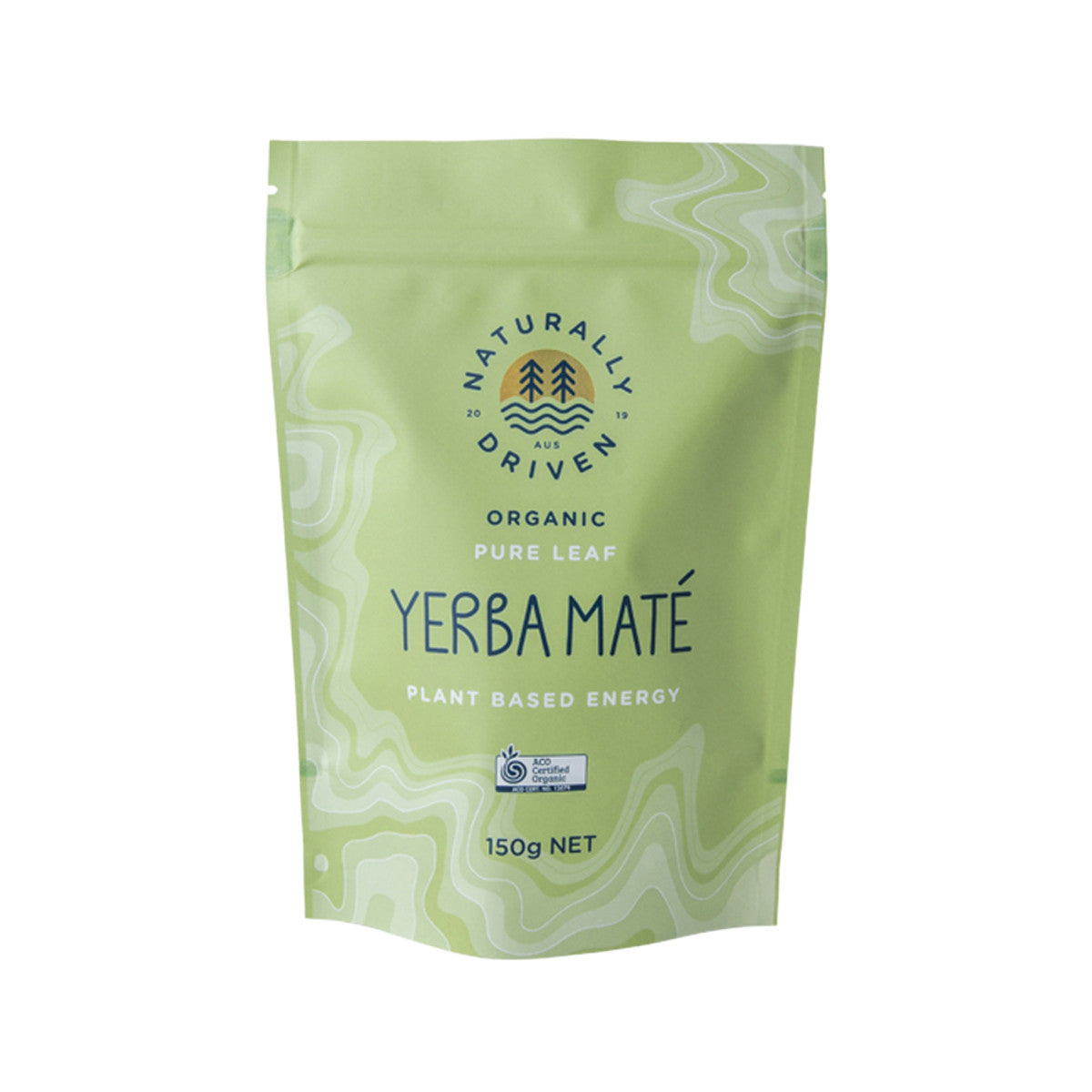 Organic Yerba Mate Tea Pure Leaf 150g front