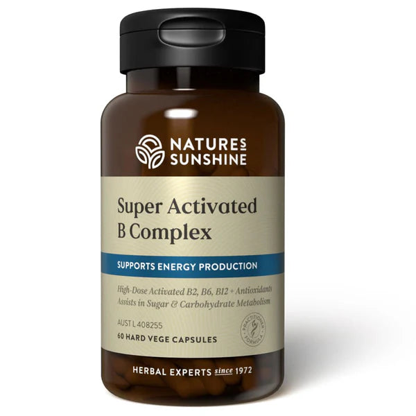 Natures Sunshine Super Activated B Complex 60c