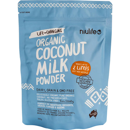 Coconut Milk Powder - Certified Organic 200g