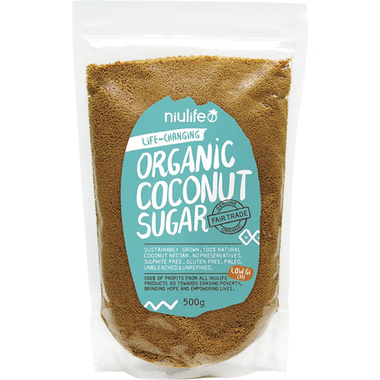 Niulife organic
Coconut Sugar 500g