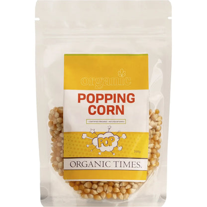 organic Popping Corn 200g