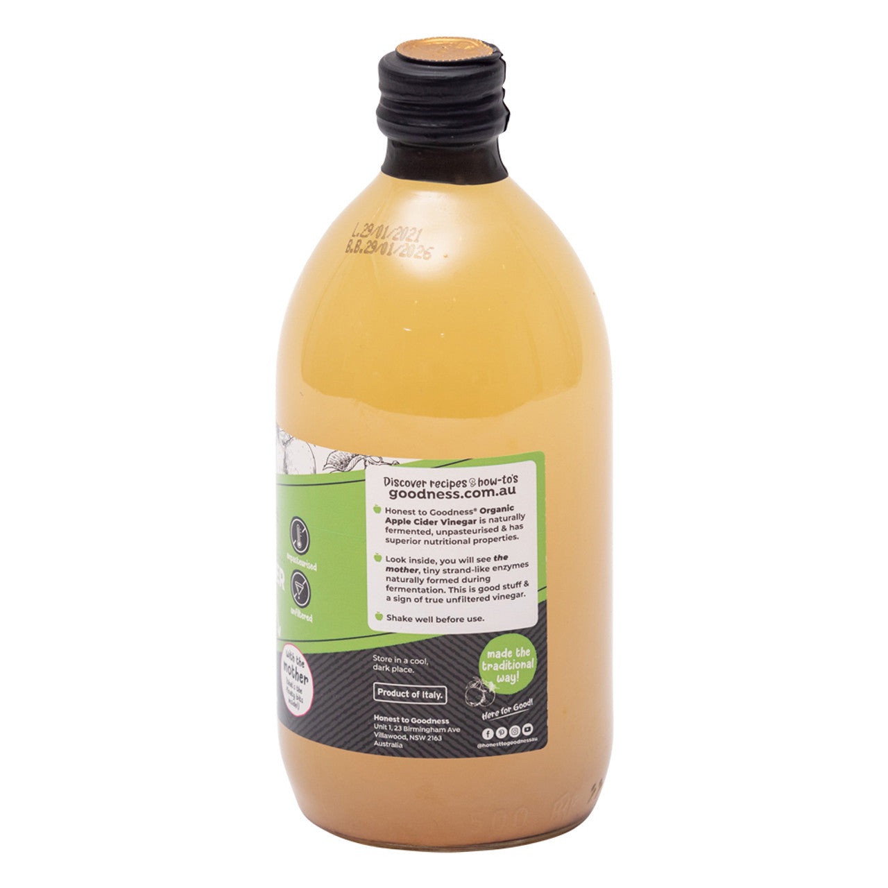 Organic Apple Cider Vinegar 500ml