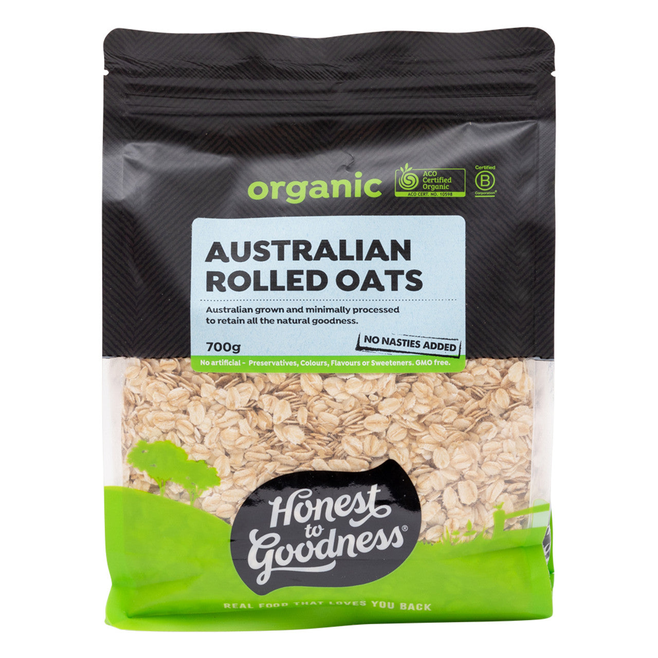 Organic Australian Rolled Oats 700g