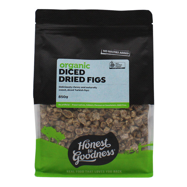 Organic Diced Dried Figs 850g