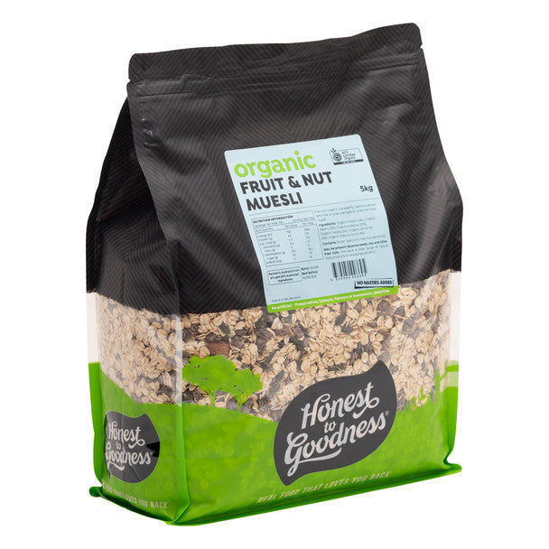 Organic Fruit & Nut Muesli 5KG side