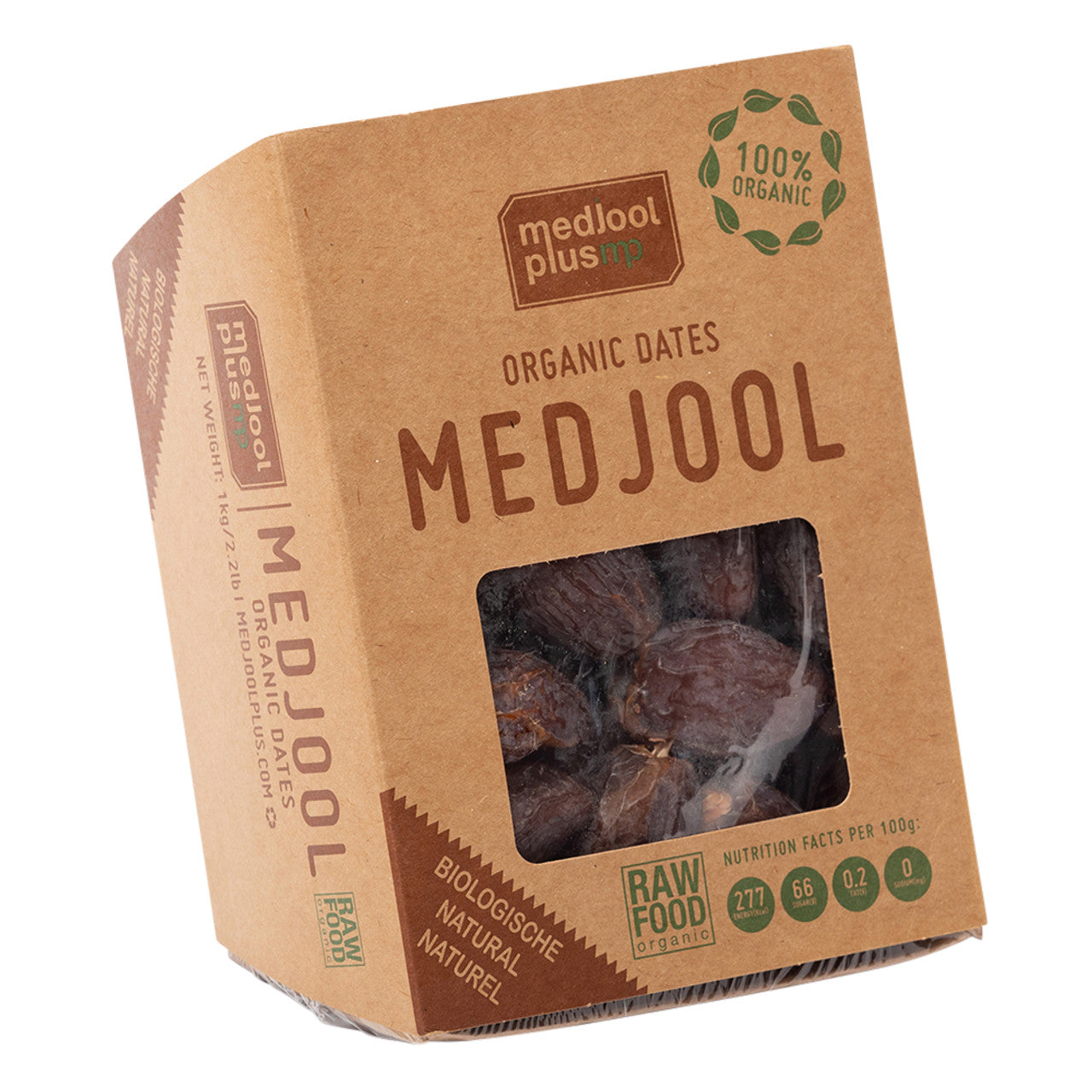 Organic Medjool Dates - Medium Premium 1KG side