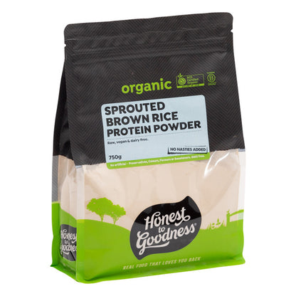 Organic Sprouted Brown Rice Protein Powder 750g side