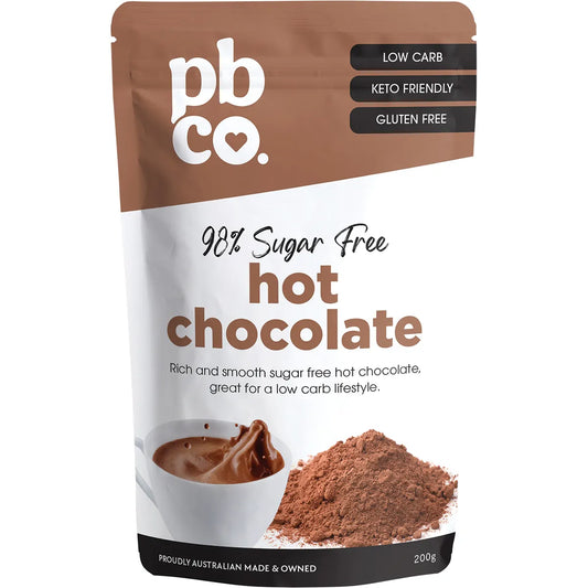 PBCo
Hot Chocolate 98% Sugar Free 200g