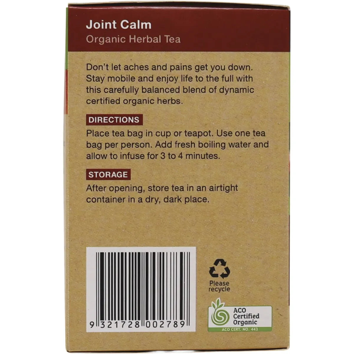 Joint Calm Herbal Tea Bags 25pk3