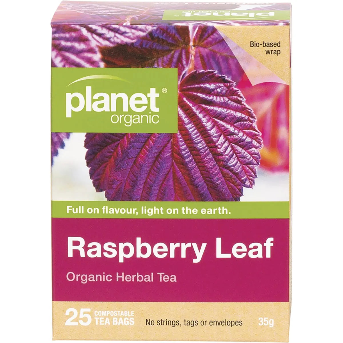 Raspberry Leaf Herbal Tea Bags 25pk