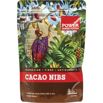 Certified Organic Raw Cacao Nibs 250g