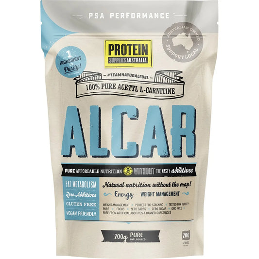 Alcar Acetyl L-Carnitine Pure 200g Front